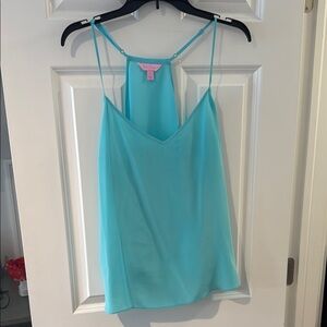 Lilly Pulitzer Aqua Camisole Top